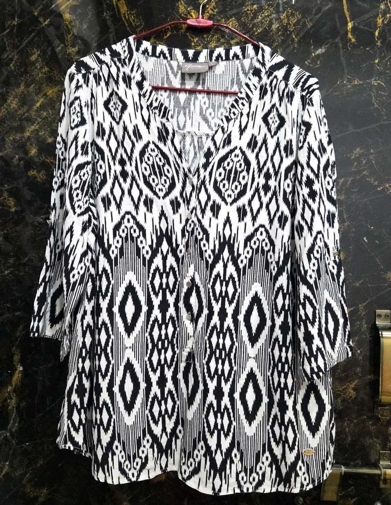 Black And White Tunic