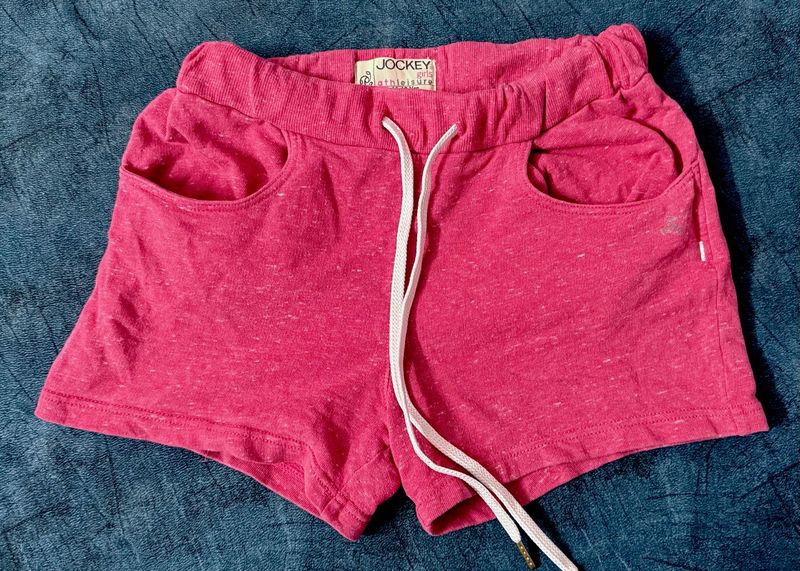 JOCKEY - Pink Shorts for 11-12Yrs