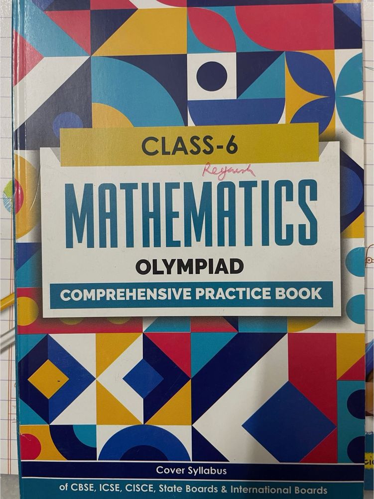 Maths Olympiad Practice Book- Class 6
