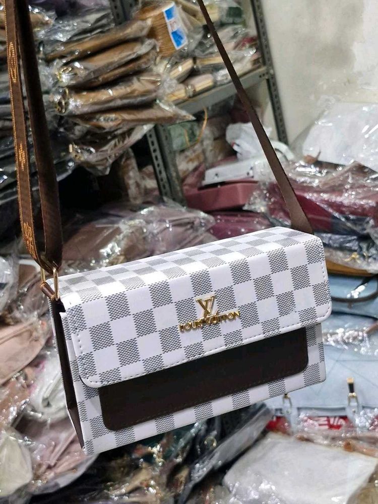 GUCCI &amp; LV BOX TYPE SLING BAG COMBO