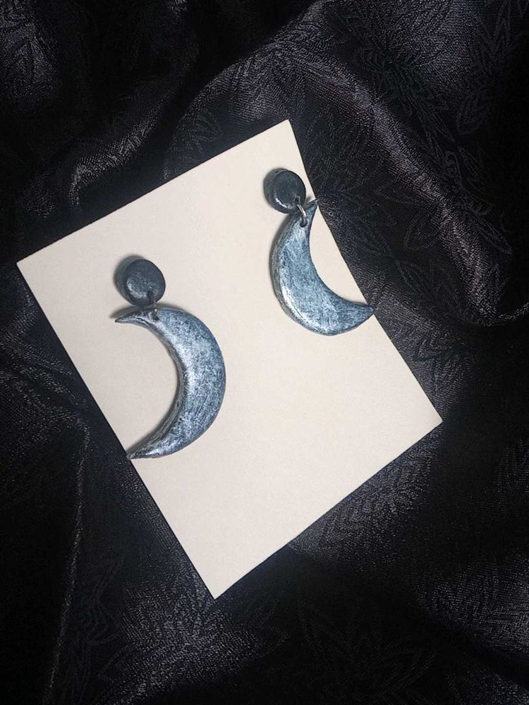 Celestial Crescent Moon Earrings