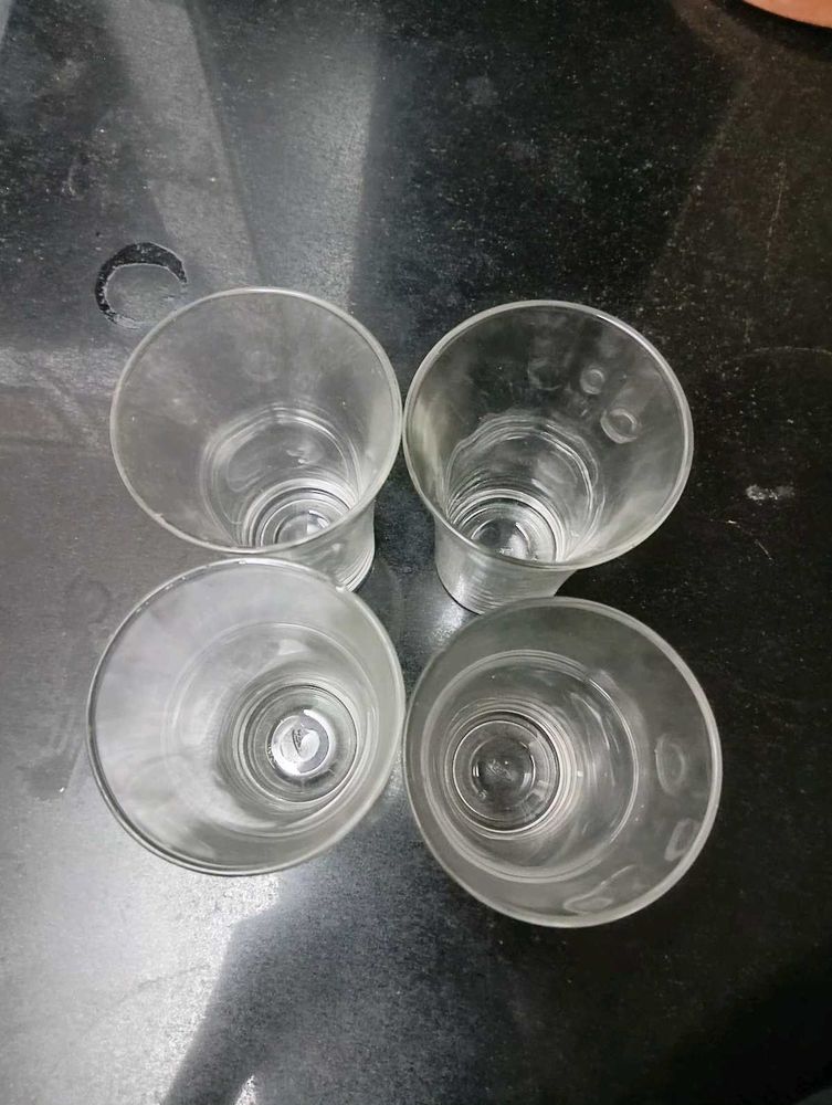 Set of 4 Glass Tumblers