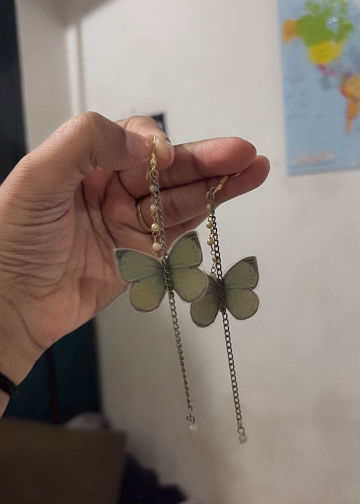 Butterfly Drop Earrings