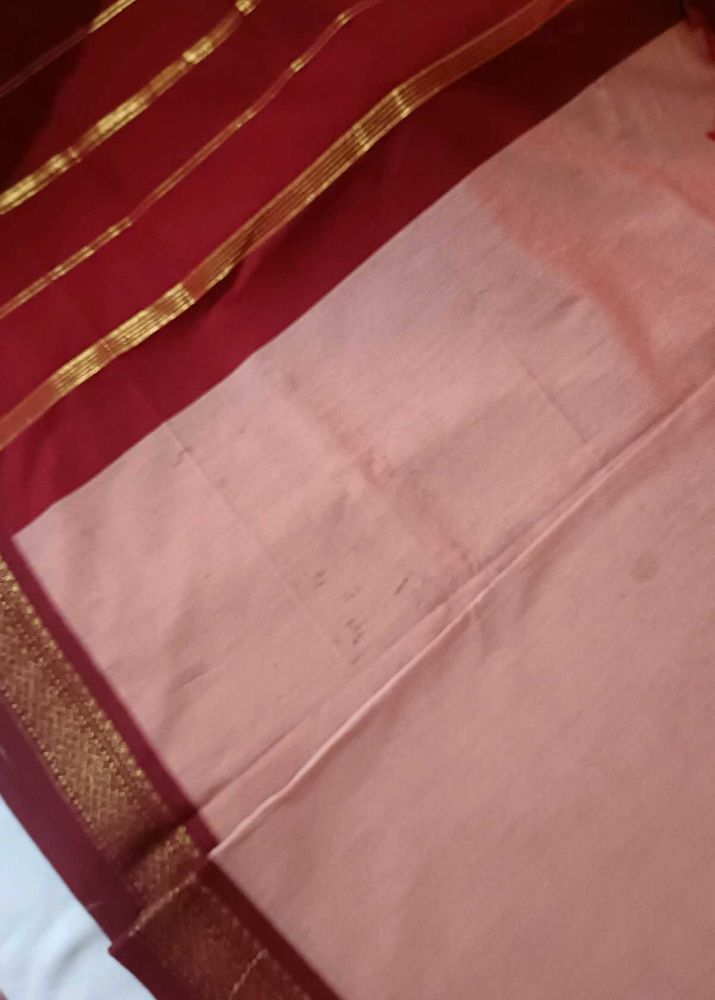 Elegant Maroon Saree