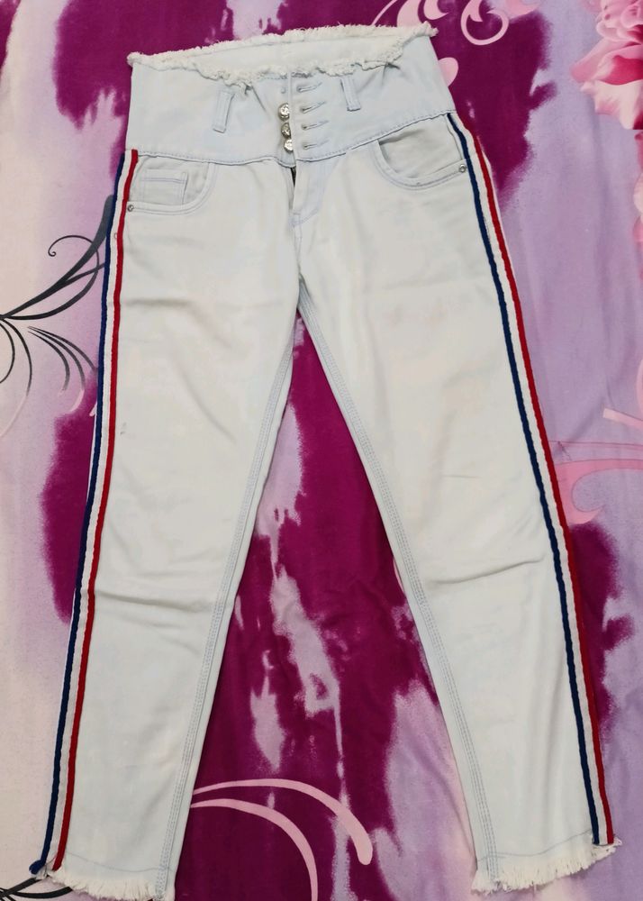 SLIM GIRL&#39;S DESIGNER DENIM JEANS