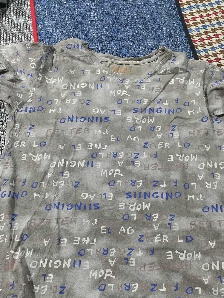 Letter Print T-Shirt