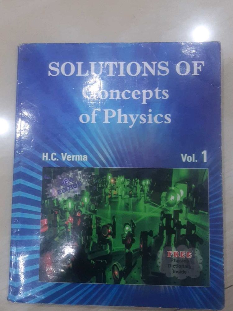 HC VERMA SOLUTIONS OF CONCEPT physics