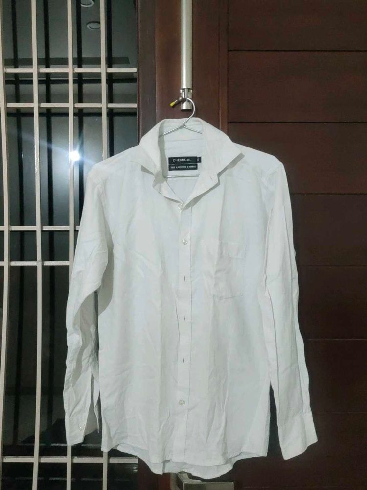 White Formal Shirt For Women