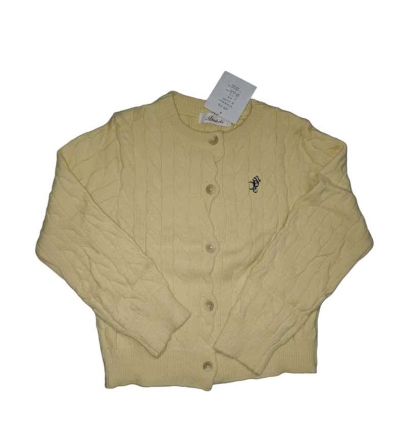 Cute Yellow Knit Sweater Cardigan | Women | Size S