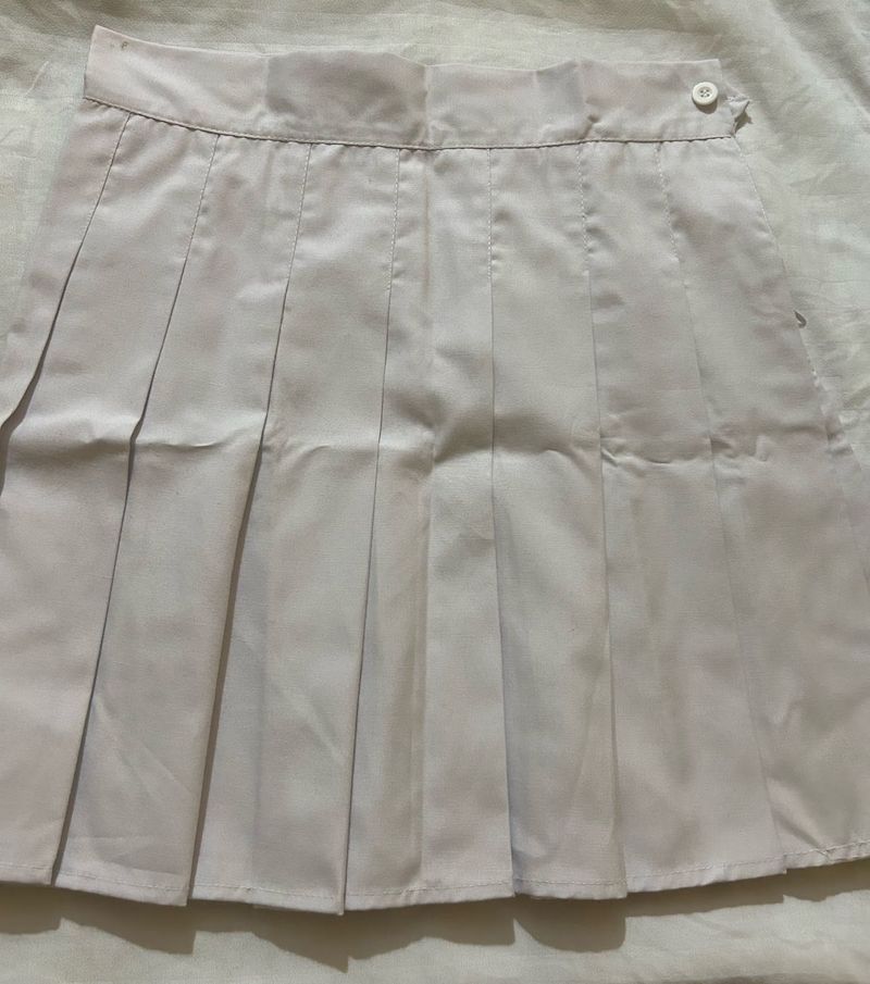 Pleated Mini Skirt