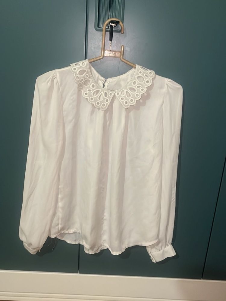 White Casual Top