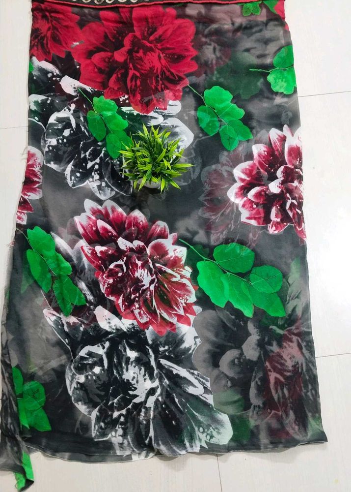 Floral Saree