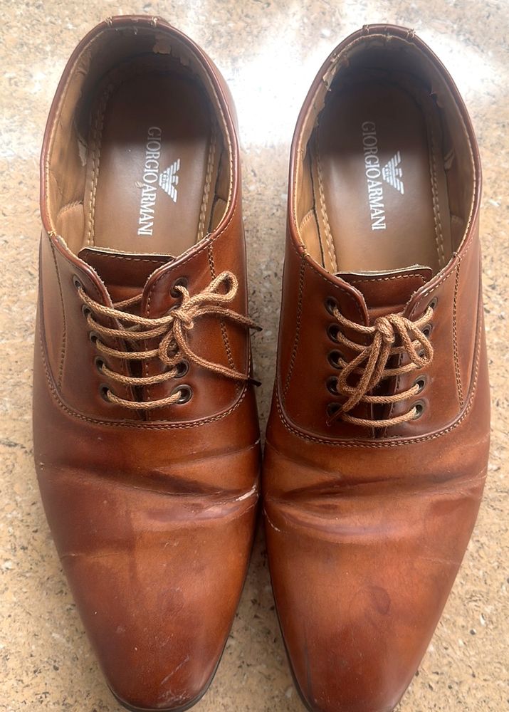 Giorgio Armani Brown Shoe