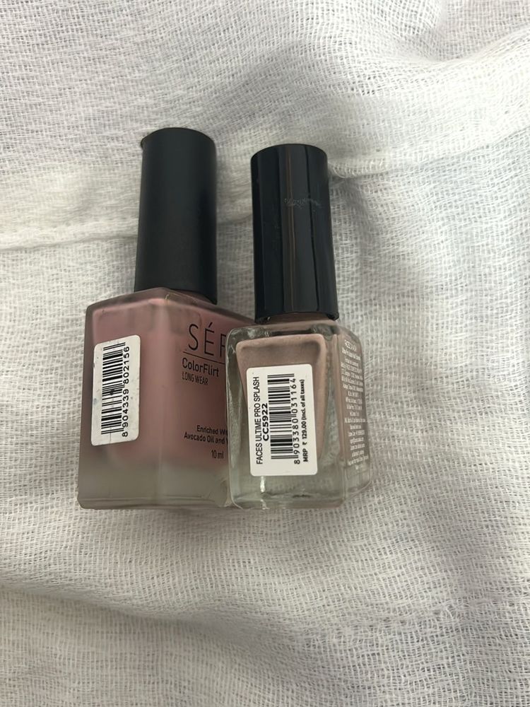 Set of 2 Nude Nail paint se