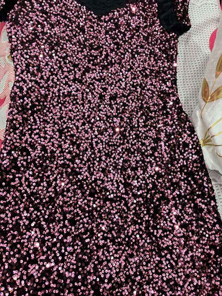 Sparkly Pink Party Dress