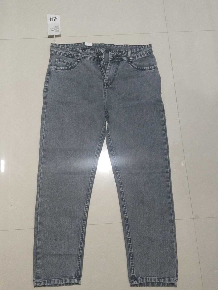 H&amp;M Grey Jeans  Loose/Straight Fit