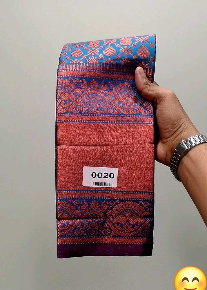 Silk Saree - Blue and rose pink 💙🩷