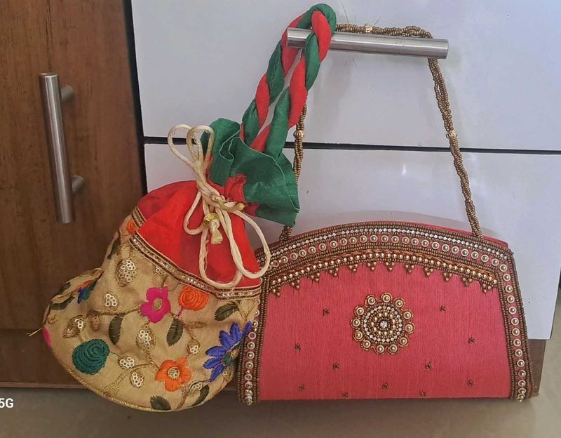 Bridal Clutch &amp; potli bag