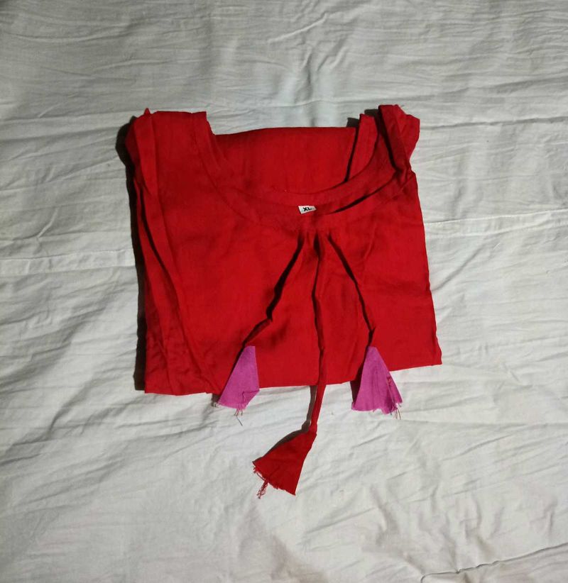 Red Kurta