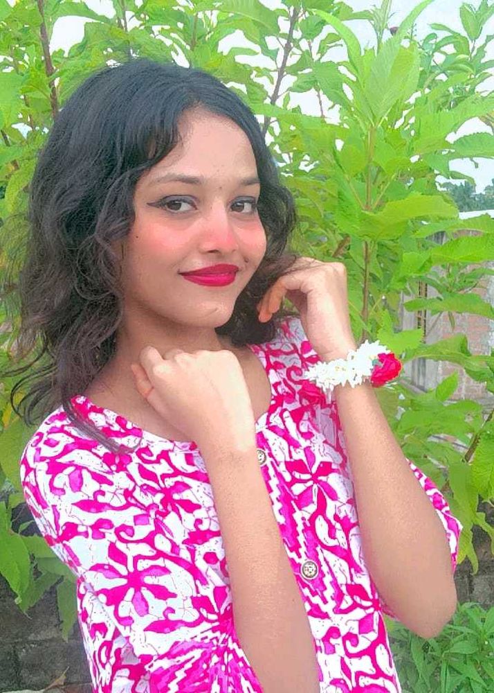 Ethnic Pink floral kurti
