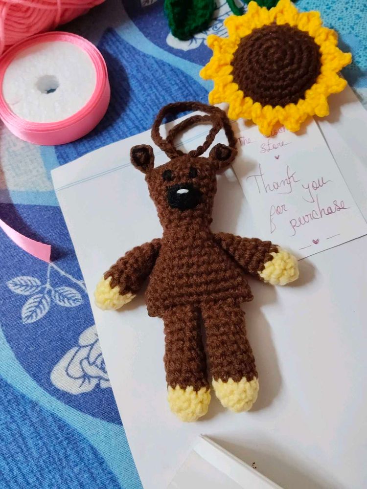 crochet mr. bean teddy 🧸