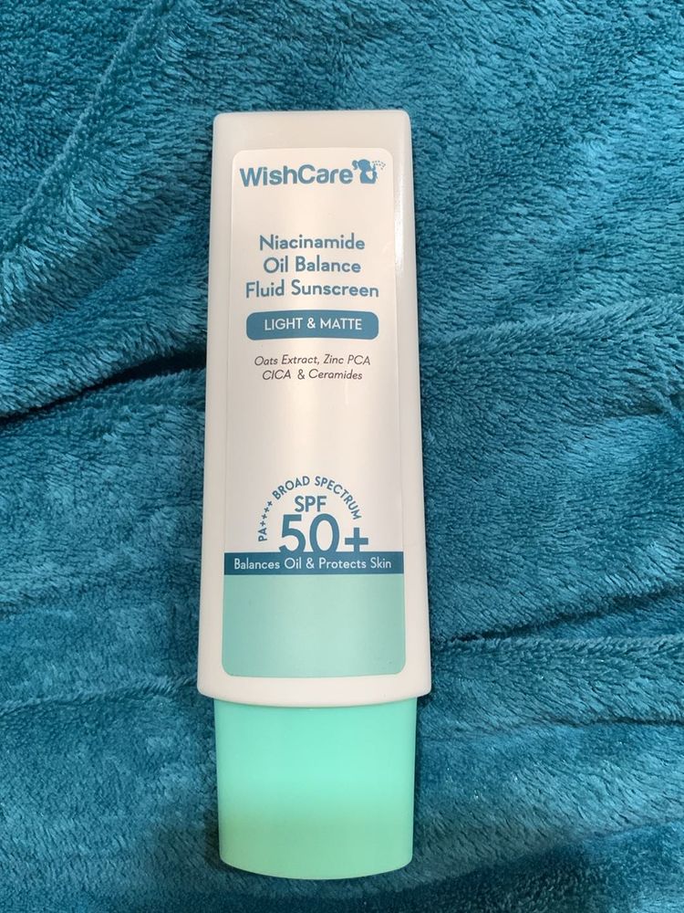 Wishcare Niacinamide Oil Balance Sunscreen