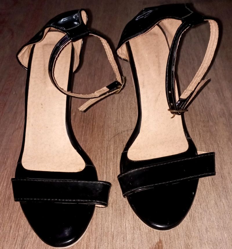 Black high heels