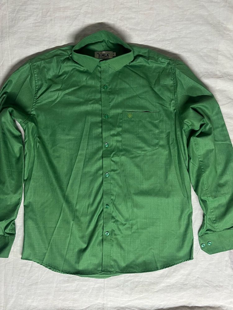 Green SIMLA Long Sleeve Shirt