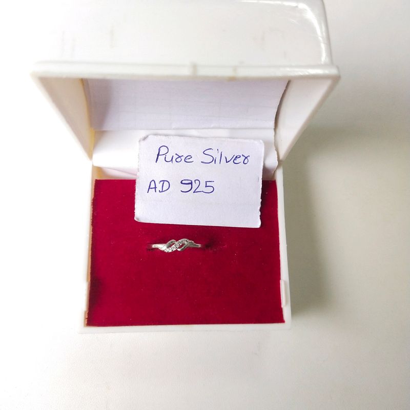 925 Sterling Silver Rings for Women, Infinity Ring for Women - Ring for Girlfriend, Ring for Women Stylish, Rings for Girls