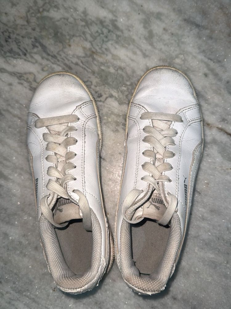 White Puma Sneakers
