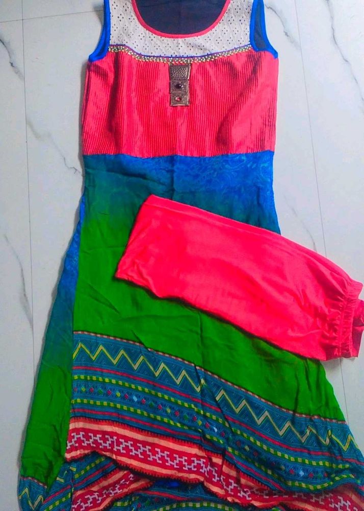 Fancy Colorful Kurta Set