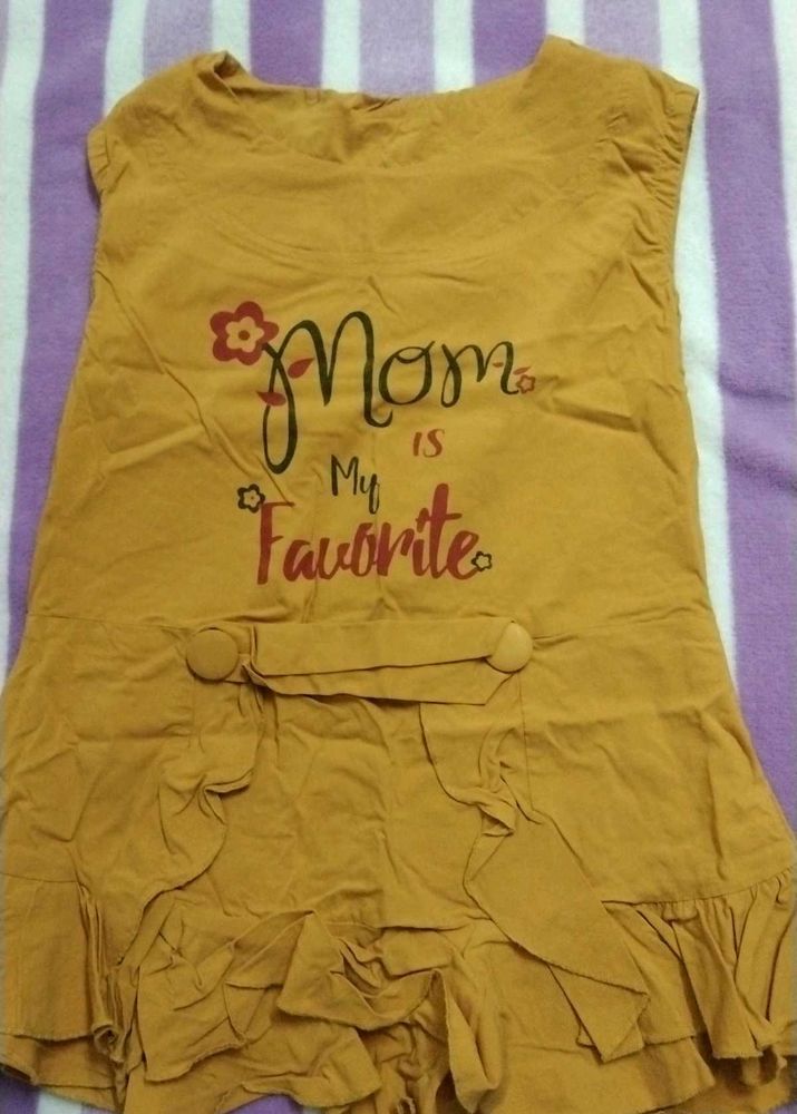 Mustard Crop Top