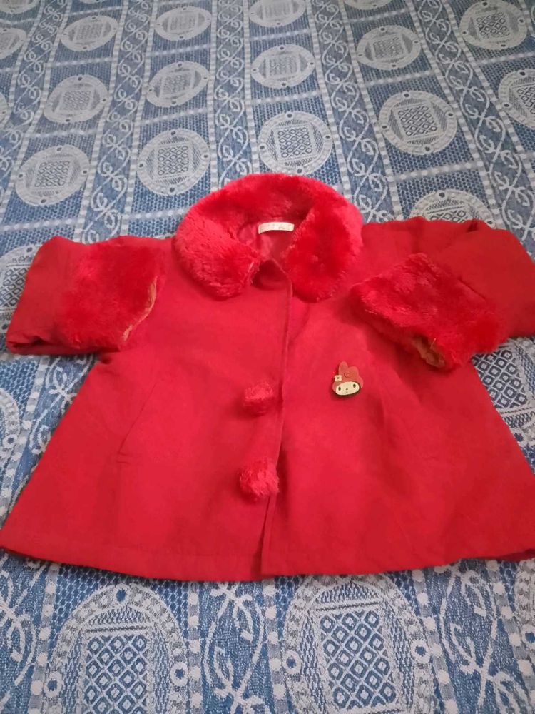 Cute Red Baby Coat