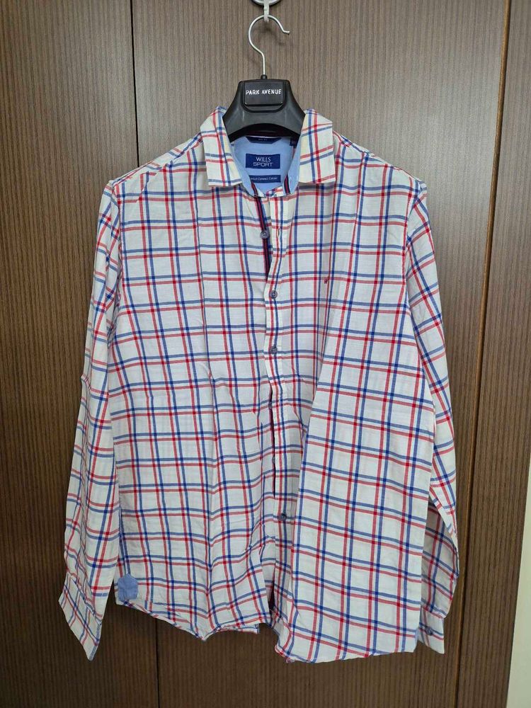 Will&#39;s Sports Men&#39;s Checkered Shirt | 42
