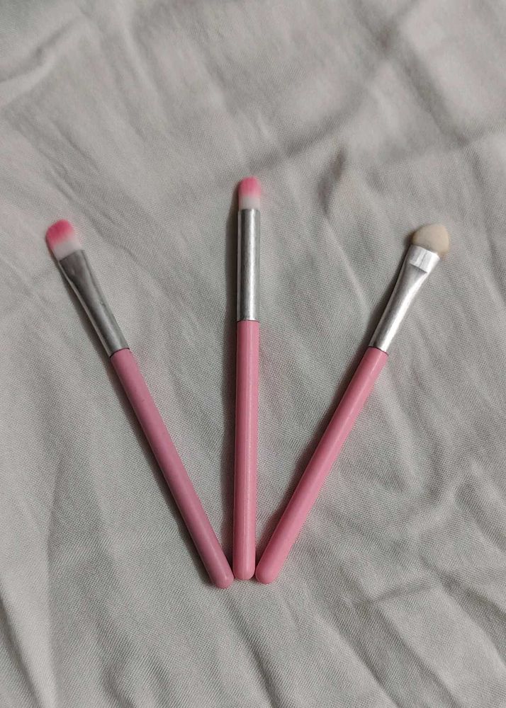 Pink Eyeshadow Brush Set