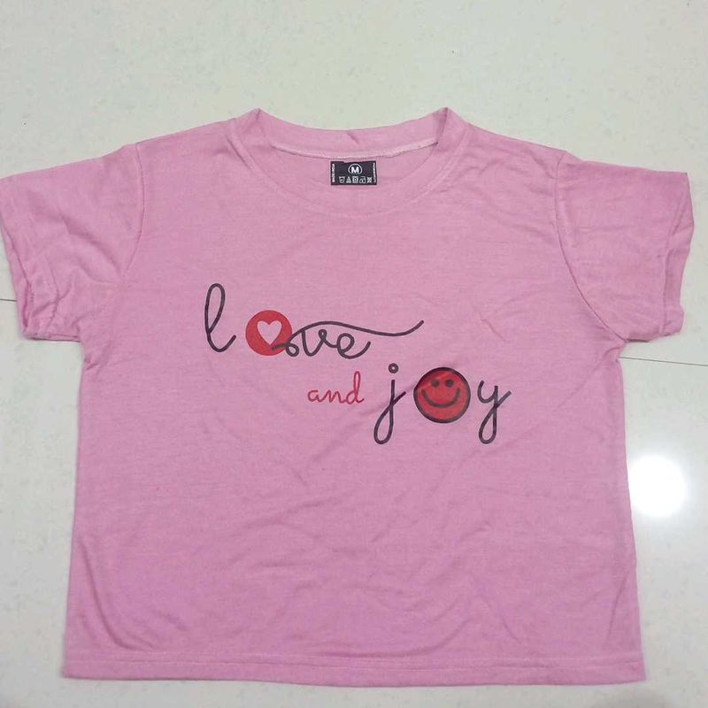 Love &amp; Joy Pink Tee