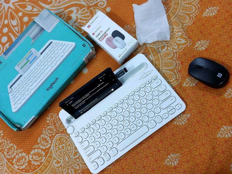Logitech Mouse Keyboard Type C OTP Battery