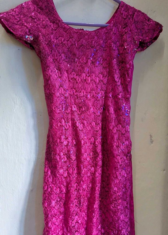 Sparkly Pink Party Dress