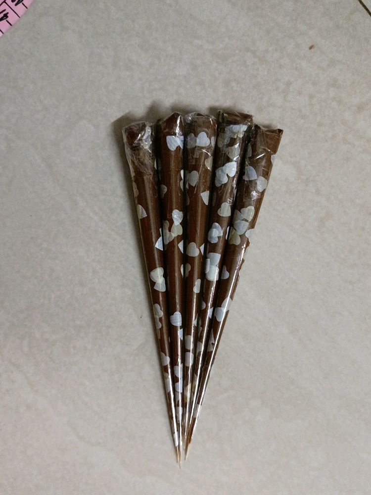 5 Nail Mehndi Cones