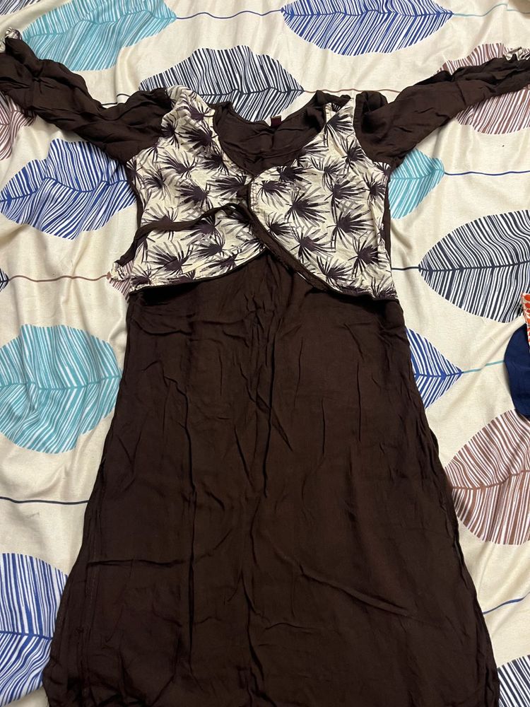 Brown Kurti