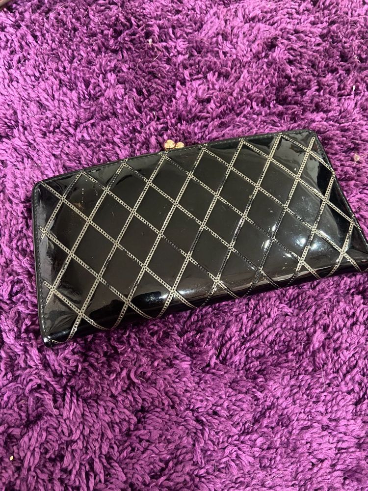 Black Clutch Purse Bag