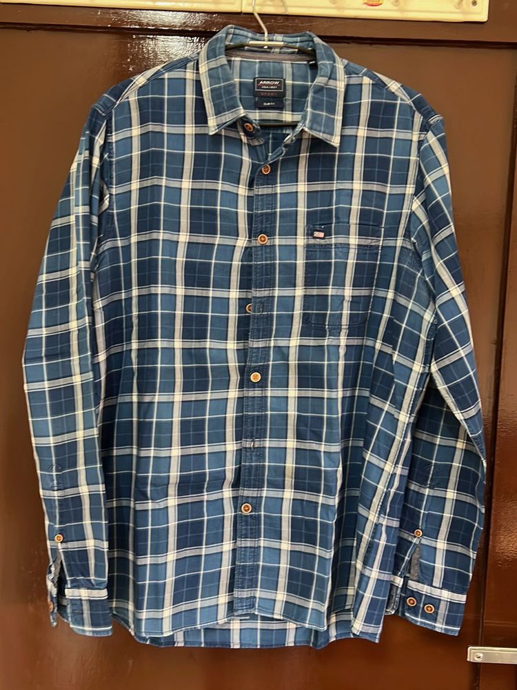 Blue Checkered ARROW SHIRT