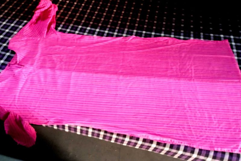 Pink Striped Kurta