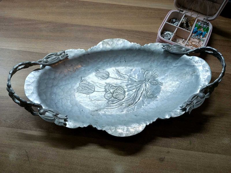 Vintage Rodney Kent Hand Wrought Creations Aluminu