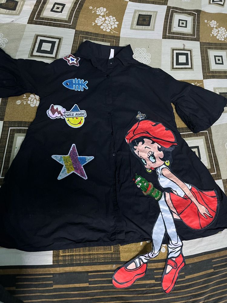 black girly shirt for women