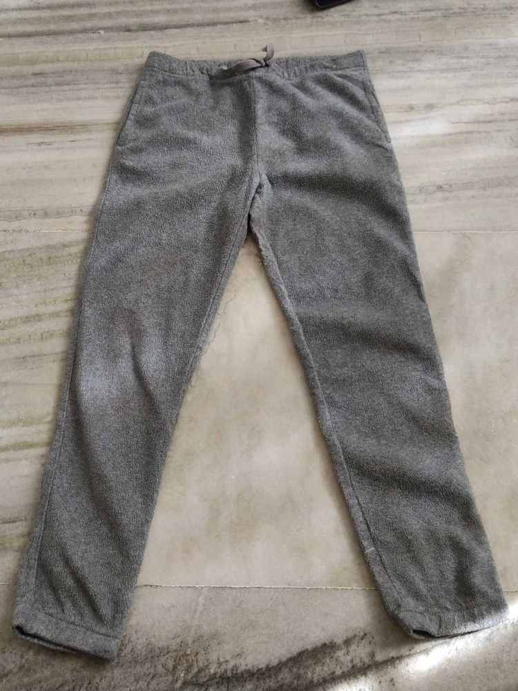 Gray Fleece Lounge Pants