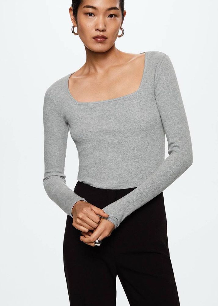 Square Neck Basic Top
