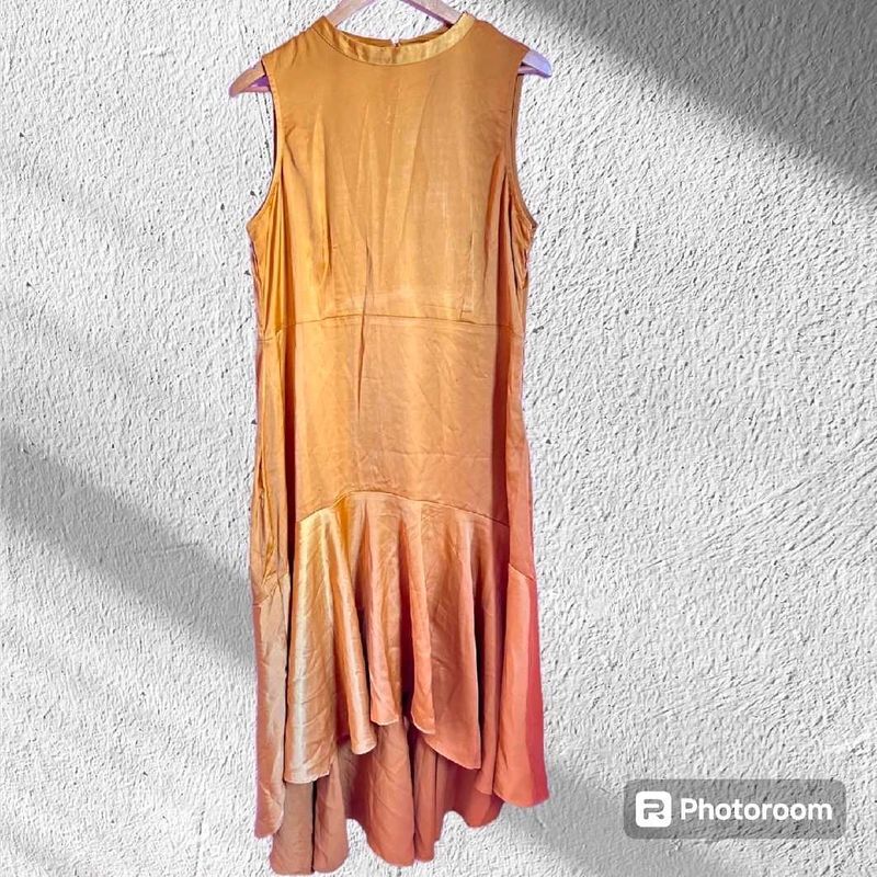 3XL Mustard Partywear Maxi Dress