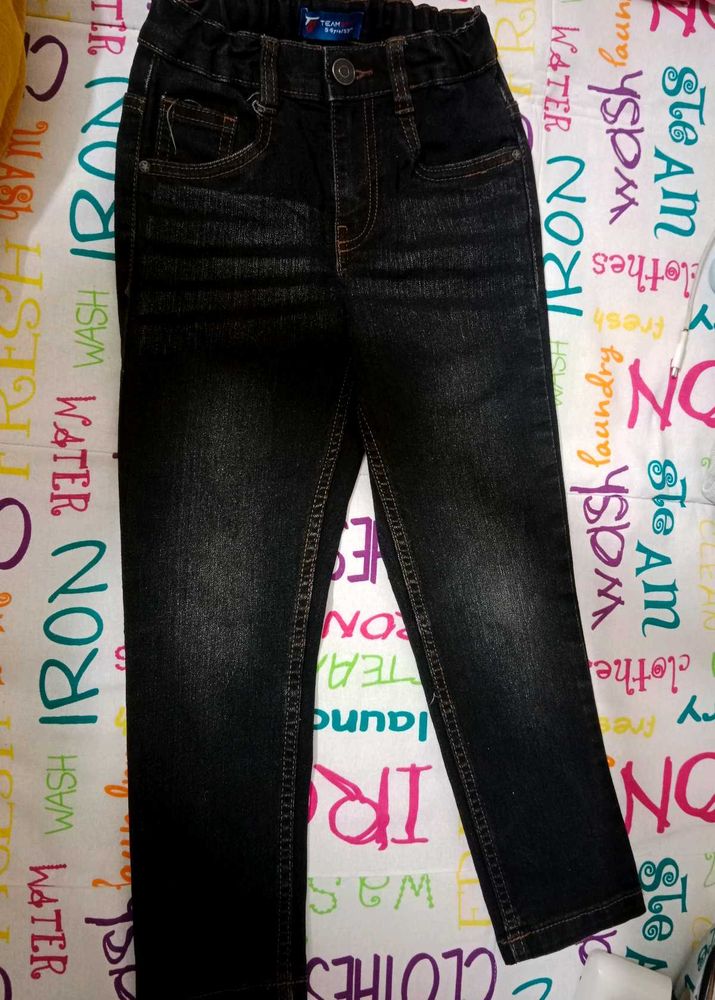 Boy&#39;s Black Denim Jeans