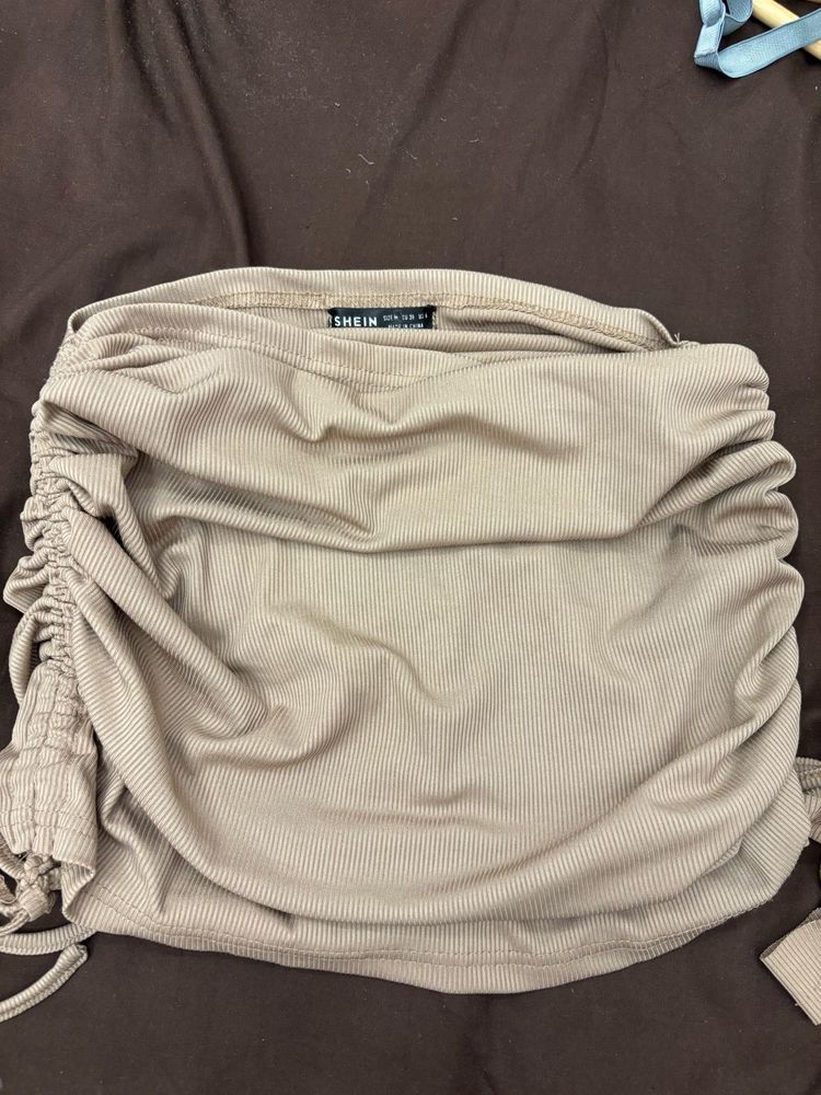 Ruched Shein Tube Top